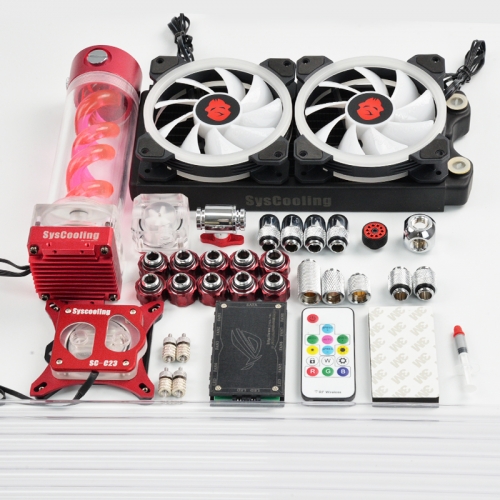Syscooling hard tube water cooling kit for PC CPU water cooling system
